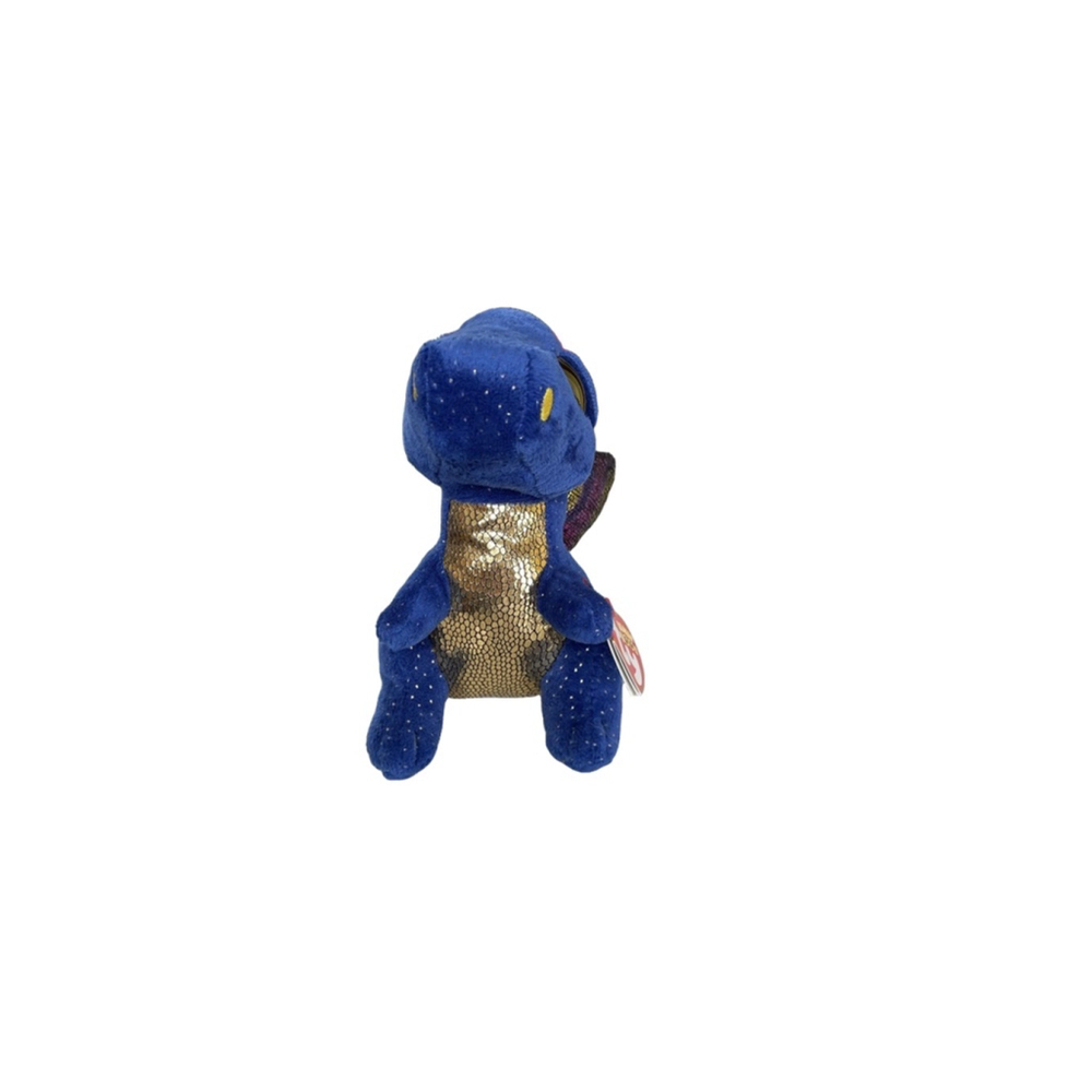 Ty Beanie Boos Saffire Dragon Plush Toy Blue Gold One Size